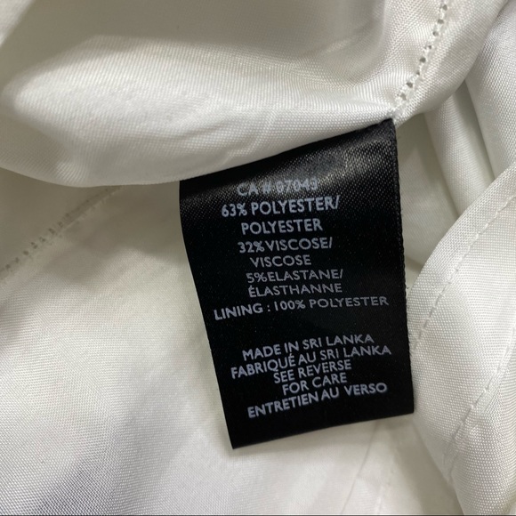 Sandro Jersey Mini Skirt Striped Colorblock Black & White Stretch 12 Large - Picture 6 of 9